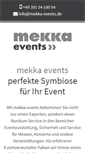 Mobile Screenshot of mekka-events.de
